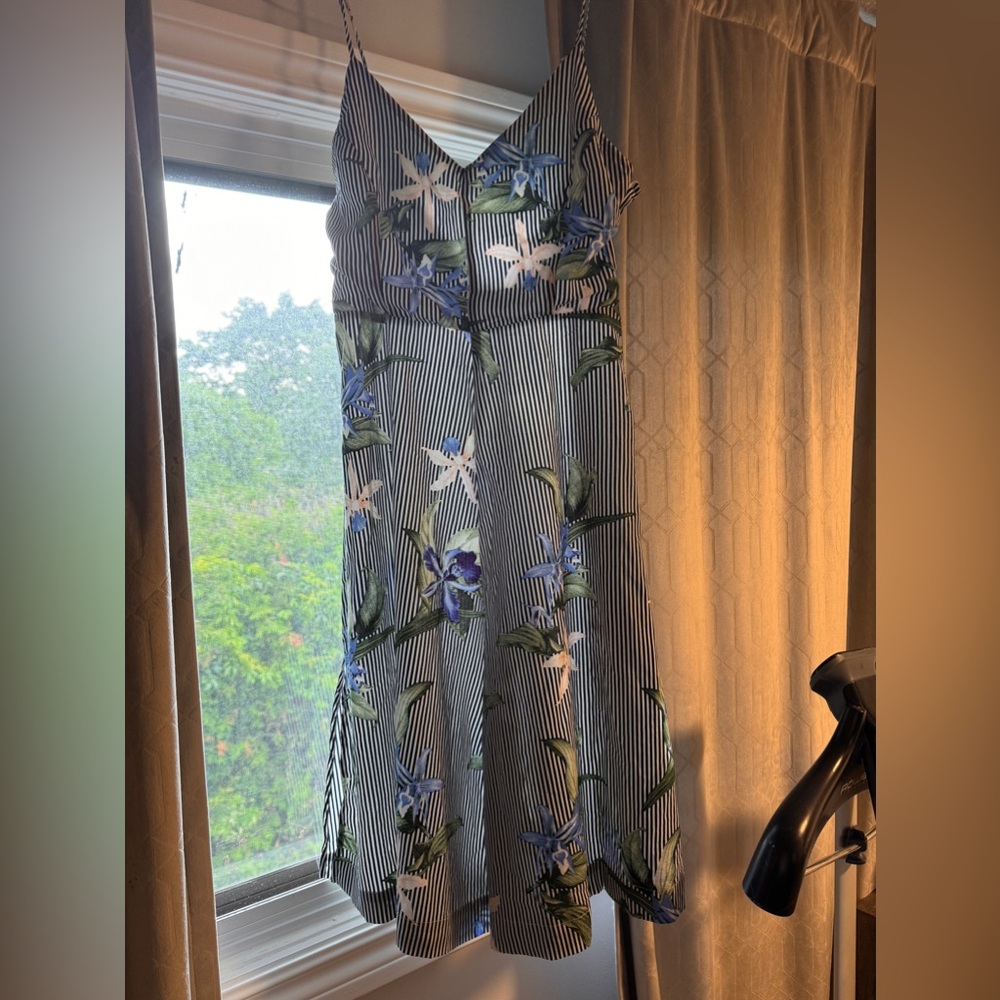 Capri romper with slits on side